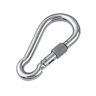 Karabijnhaak / carabiner 5x50mm - Twistlock