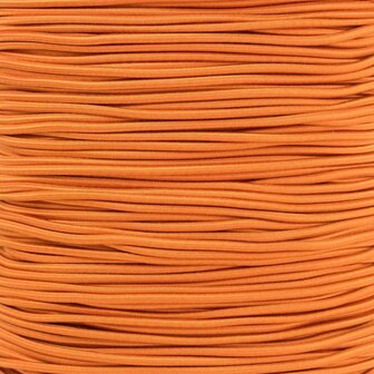 50 meter Elastisch Touw - 3mm - Oranje - Op rol