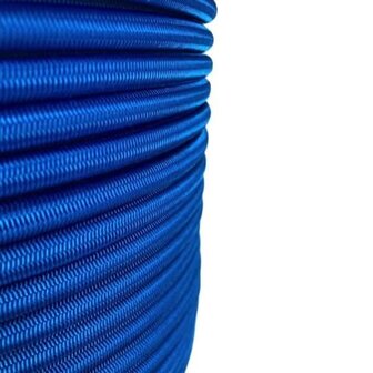 100 meter Elastisch Touw - 3 mm - Blauw - elastiek op rol