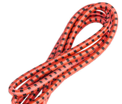 Snelbinder met spinhaak - 100 cm - Rood - 2 stuks