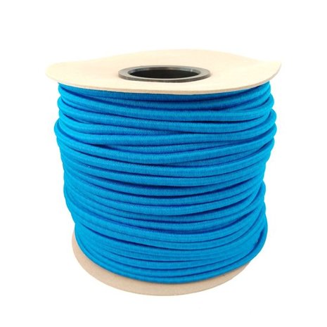 Elastiek 8mm Blauw per meter - elastiek-online
