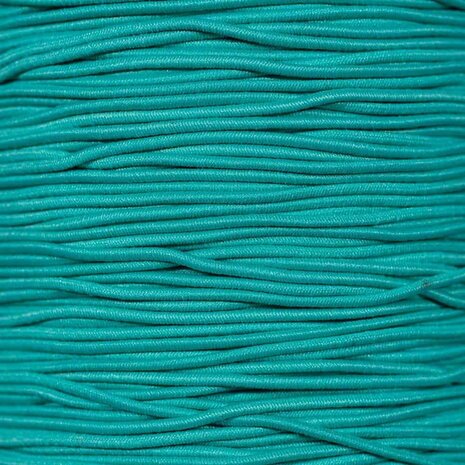 50 meter Elastisch Touw - 3mm - Turquoise - Op rol