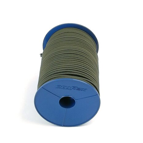 Elastisch Touw - 6mm - Camo groen - 100 meter op rol