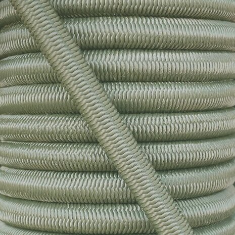 Elastisch Touw - 6mm - Camo groen - 100 meter op rol