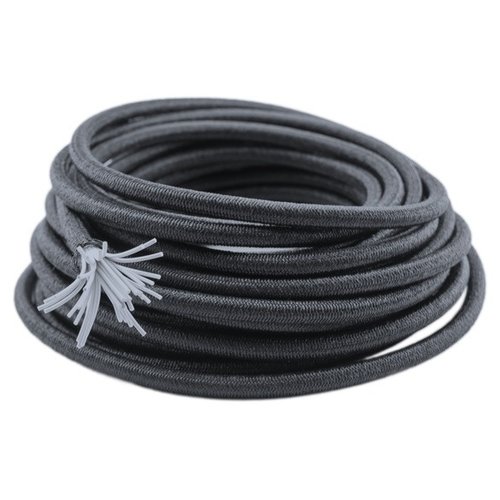 elastiek 6mm zwart - meter - elastiek-online