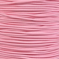 3mm Elastisch Touw - Roze - 50 meter op rol