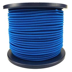 4mm Elastisch Touw - Blauw- 100 meter op rol