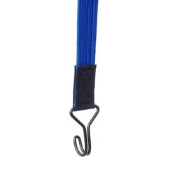 Snelbinder met dubbele haken - 80cm - Blauw